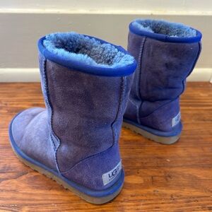 UGG Women’s Classic Short II Cobalt Suede Boots